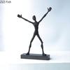 Kissing Couple Abstract Figures Statue Desk Decoration Ornaments Creative Lovers Character Sculpture Room Aesthetics Decor