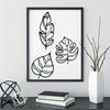 3pcs Animula Three Leaves Wall Decoration – Elegant Wall Hanging Art for Room and Home, Perfect for Holiday and Festival Decor