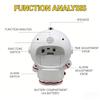 Creative Astronaut Table Clock Bedside Alarm Clock with Voice Alarm and Back Light for Kids