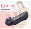 2024 Women's Bow Jelly Sandals: Thick Sole, Soft Material, Casual Low-Cut Beach Shoes