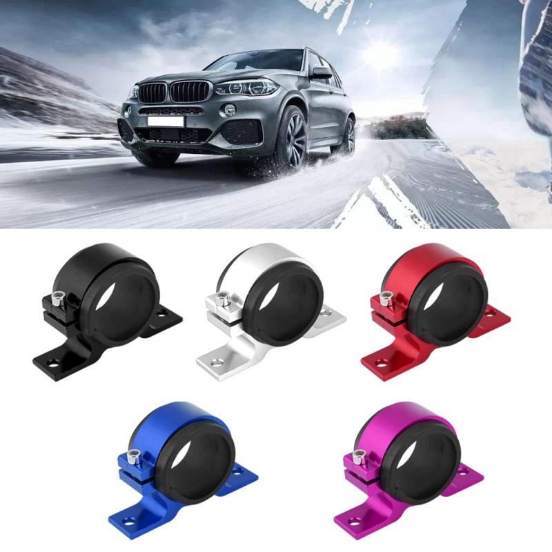 Aluminum Alloy 50mm Car Fuel Pump Mounting Bracket Single Filter Clamp Cradle Mounting Bracket Clamp Cradle Fuel Pump