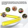 10 Fuß Kraftstoffschlauch 1/4 Zoll Innendurchmesser 3/8 Zoll Außendurchmesser mit 10 Klemmen für Rasenmäher und andere benzinbetriebene Outdoor-Geräte Wartung