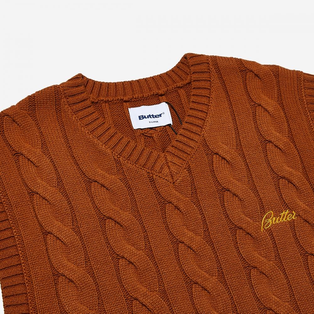 Butter Goods Cable Knit Vest Cable Knit Vest