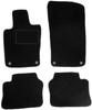 Black Velour Floor Mats For: Porsche Panamera Fastback (2009-2016)