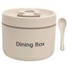 350ml/650ml Soup Bowl Stainless Steel Dining Box Storage Container Thermal Lunch Box  School Picnic