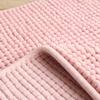 All-Season Soft Chenille Floor Mat - Non-Slip, Absorbent, Solid Color