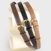 Sunshine Cabin With Artifact Leather Gold Buckle Women'S Jeans Belt Women