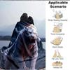 1pc Tiger Moon Night Print Blanket - Lightweight Flannel Fleece with Digital Printing, Soft Warm for Sofa, Travel, Camping, Office yy251018270