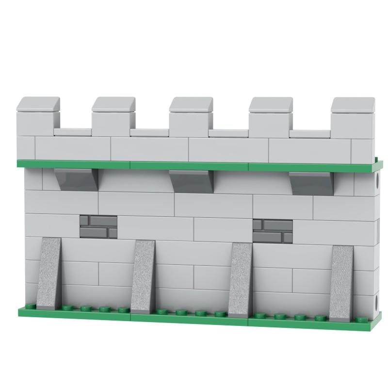 Walls Medieval Middle Age Building Blocks Toy Collection Kids Assembly Classic Brick Souvenir Decoration Horse Shed