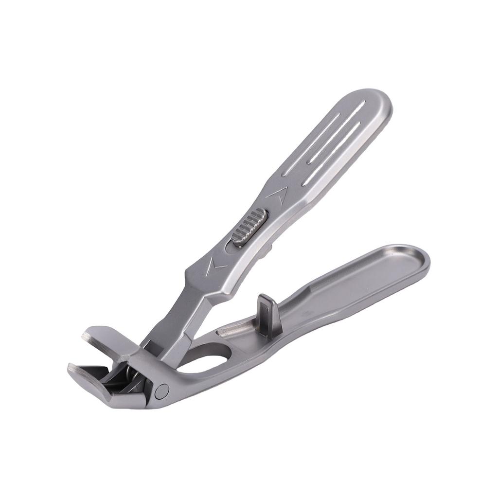 Angled Head Nail Clippers Long Handle Wide Jaw Opening Large Toe Nail Clippers Heavy Duty Stainless Steel Fingernail