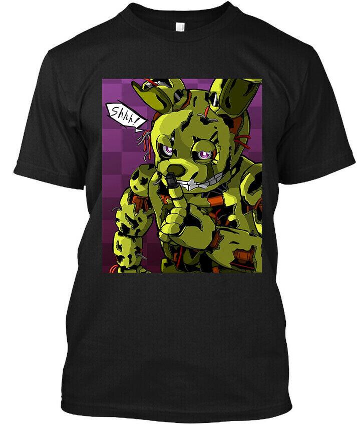 NEW POPULAR! Five Nights At Freddy's American Video Game Logo T-Shirt Tops Tee Size S-4XL