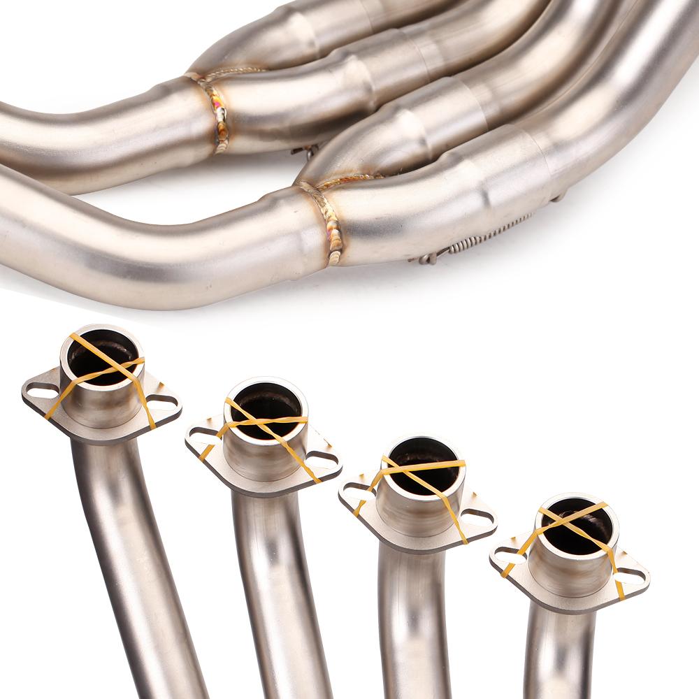 For HONDA CBR650R CB650R CBR650F CB650F 2014-2025 Motorcycle Exhaust  Stainless Titanium Alloy Escape Front Link Pipe 51mm