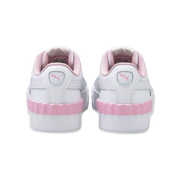 PUMA Carina Lift Casual Board Shoes White/Pink Women's 373031-10
