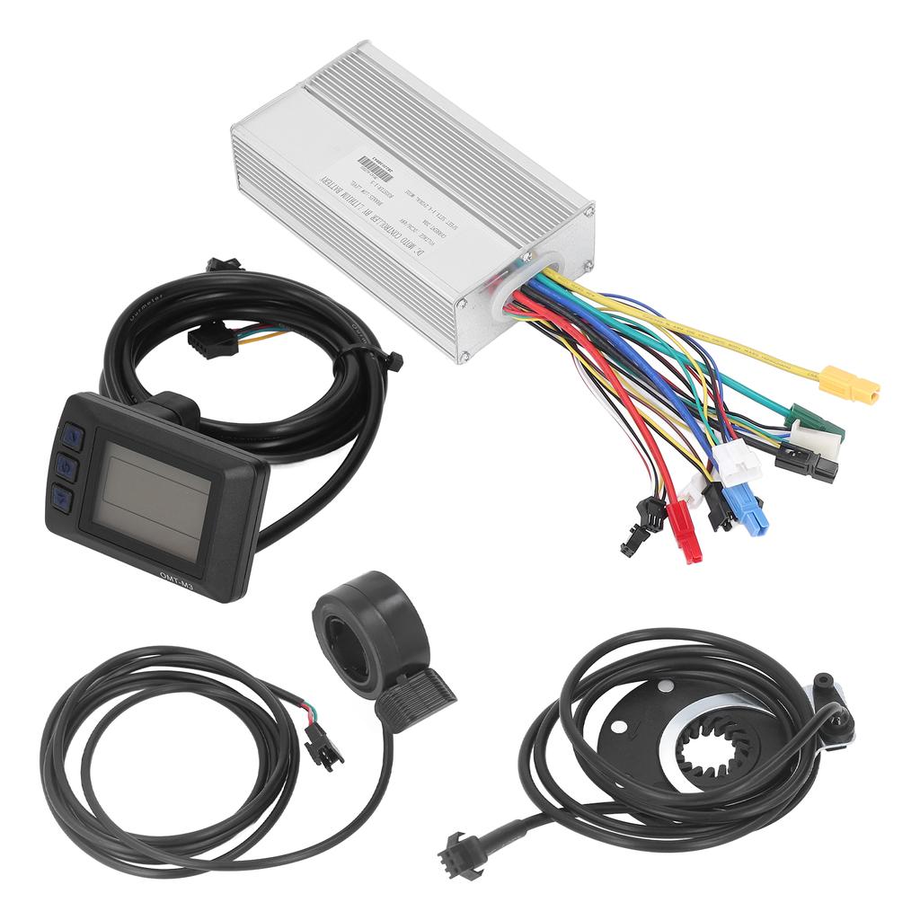Electric Bike Conversion Kit 36V 48V 1000W 30A Brushless Motor Controller M3 Display Thumb Throttle Kit