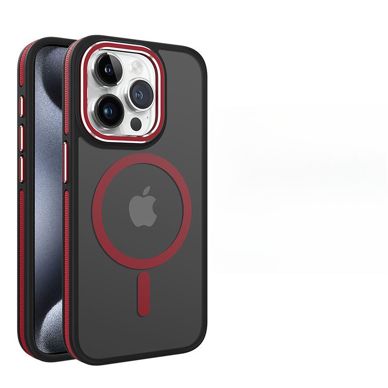 Suitable for Apple 15promax Phone Case, Magnetic Attraction, Colorful, IPhone14 Full Package, 13 Anti-drop, 12 Simple, 11 Anti-slip