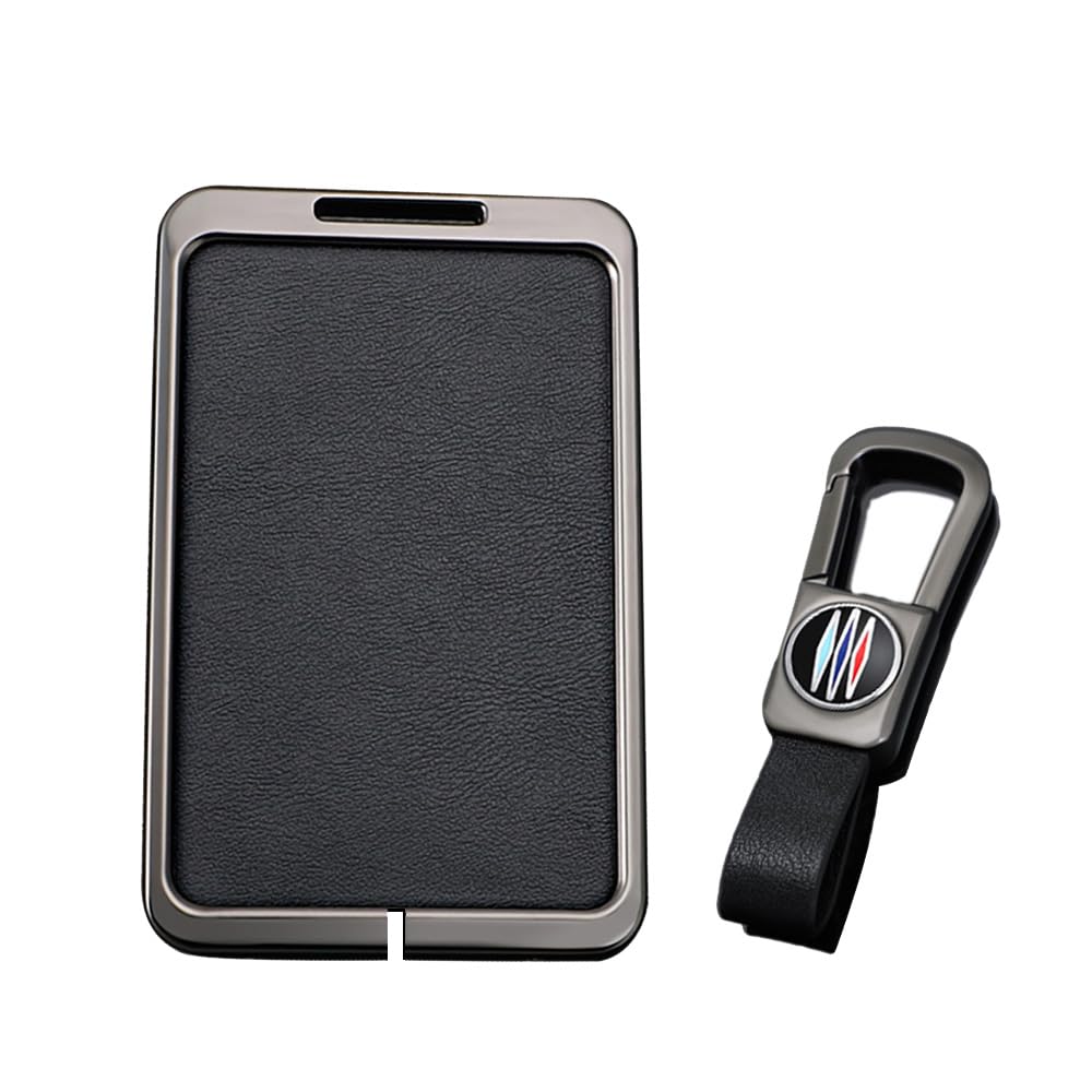 card key key key key card PU zinc compatible with TOYOTA Crown Harrier heavy A Black [KUNIO] Toyota-specific case, cover, holder, leather, alloy,