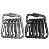 D-ring Snap Buckle Carabiner Keychain Camp EDC Tools Travelling Easy Carrying Aluminum Alloy Outdoor Durable Parts