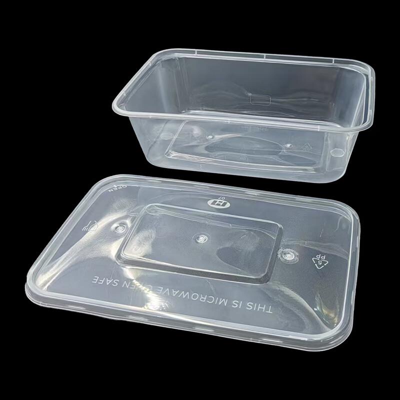 Disposable Rectangular Meal Prep Containers