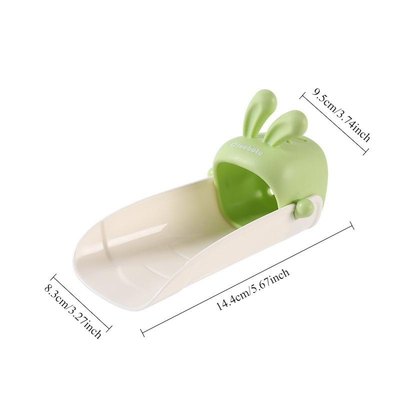 1Pc Faucet Extender Splash-proof U-shaped Cute Bunny Design Adults Children A Bathroom Handwashing Toy Kids Hand Washing Device