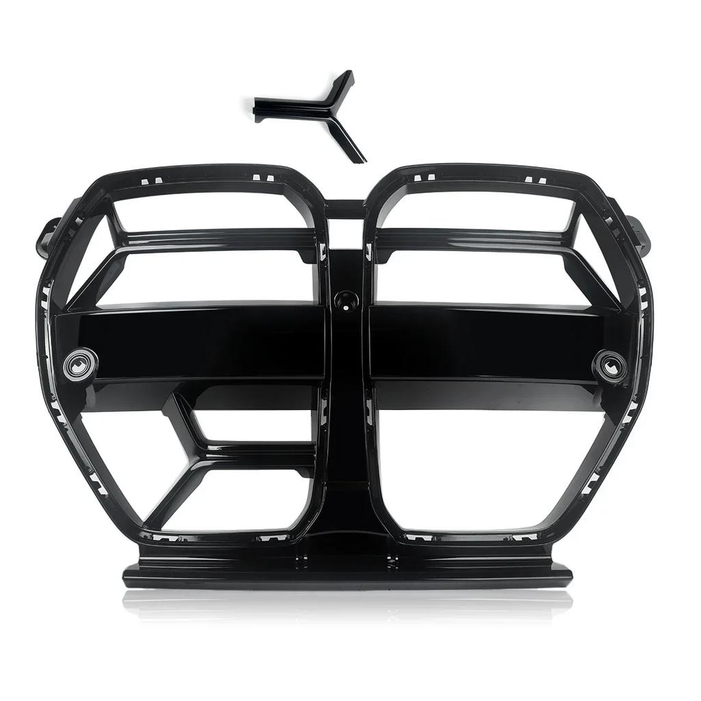 Gloss Black CSL STYLE Front Kidney Grille ABS For BMW G80 M3 G82 G83 M4 2020+ QCYZR1