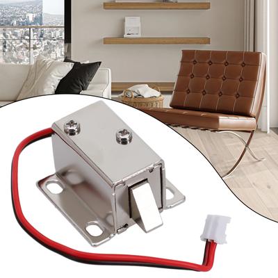 12V Kleines Elektrisches Steuerschloss Magnetventil Zungenschloss Für Schrank Schublade Intelligentes Elektronisches Riegel Schloss