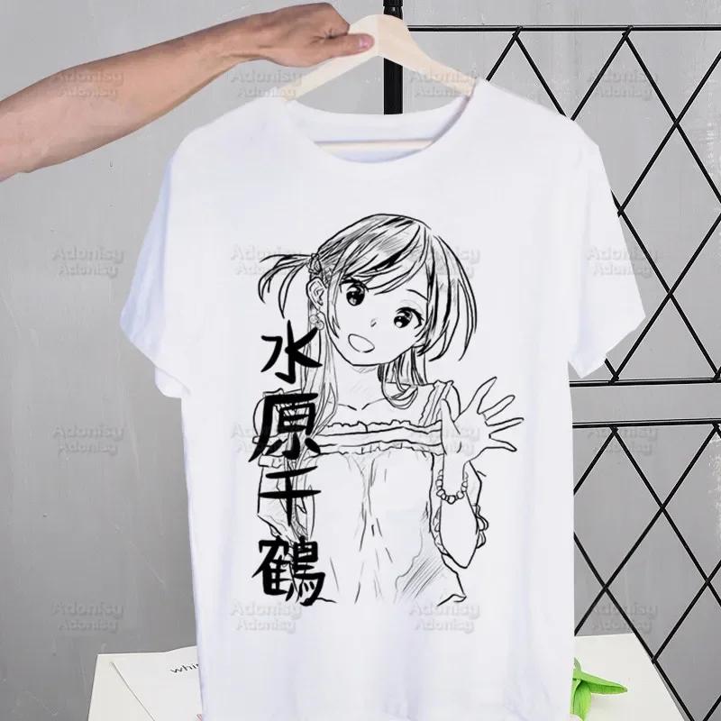 Rent A Girlfriend Chizuru Mizuhara T-shirts Funny Hip Hop Summer Women Men Tshirts Streetwear Ulzzang Harajuku T-Shirt Shirt