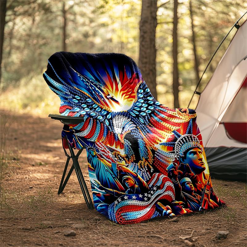 1pc U.S. soldiers and military armed forces blanket, al season lightweigh Poster blanket home office outdoor nap multifunc Poster blanketional blanket