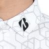 BRIDGESTONE Golf AGM03A Men's Short Sleeve Golf Shirt, White