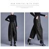 Warm Quilted Cocoon Pants for Middle-Aged Women - Chinese Style, Age-Reducing, Autumn/Winter Cotton, Loose Fit, Casual Tulip Design