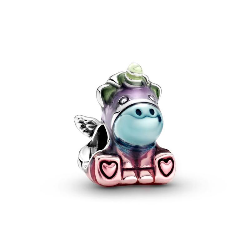 Animal Series Charms Fox Owl Sea Turtle Rabbit Raccoon Highland Cow Beads Fit Bracelets Beads DIY Jewelry Gift