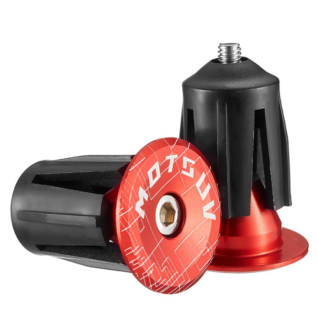 1 Pair Bicycles Bar End Caps for Most Bicycle Mountain Bike Road Bike Accessory Aluminum Alloy Bike Handlebar End Plugs