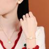 Jade Rabbit Necklace Female Guochao Retro Rabbit Pendant Birthday Zodiac Item Jewelry Premium Durable Quality Useful