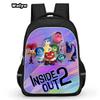Mind Secret Service 2Ide Out Simple Cute Backpack Student School Bag Backpack
