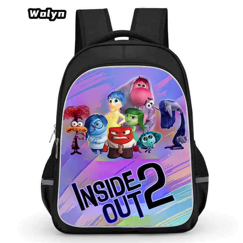 Mind Secret Service 2Ide Out Simple Cute Backpack Student School Bag Backpack