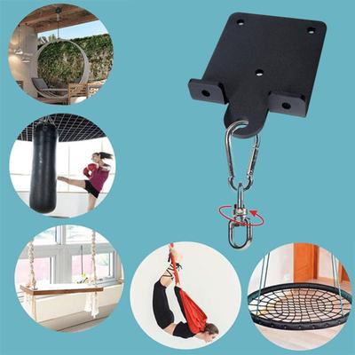 Heavy Punching Boxing Bag Hanger Wall-Mounted Hook Rustproof Strong Load-bearing 360-Degree Rotation Wall Ceiling Mount Wood Beam Hook Kit