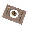 Nordic washable placemat waterproof anti-scalding and heat-insulating mat home high temperature resistant leather placemat spot