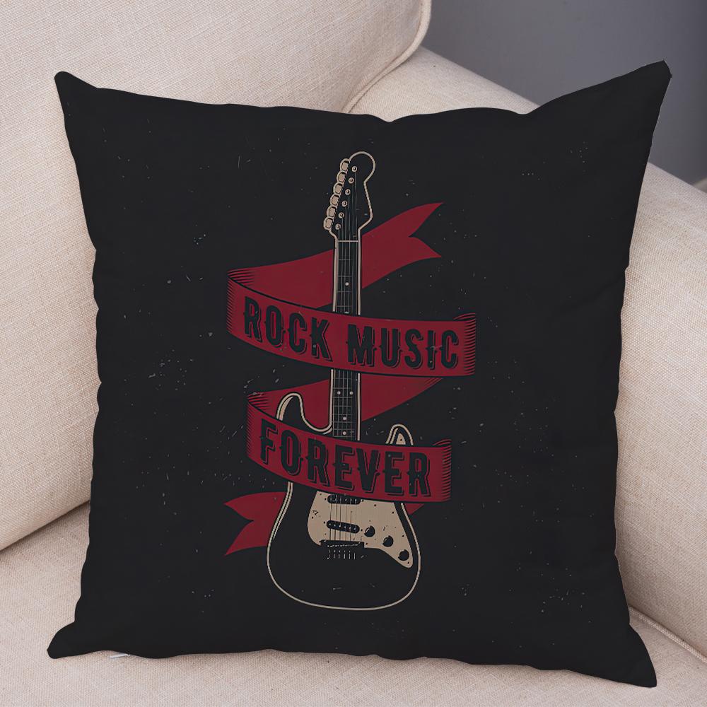 Punk Skull Graphic Cushion Cover Double Sided Living Room Bedroom Decor Pillow Case