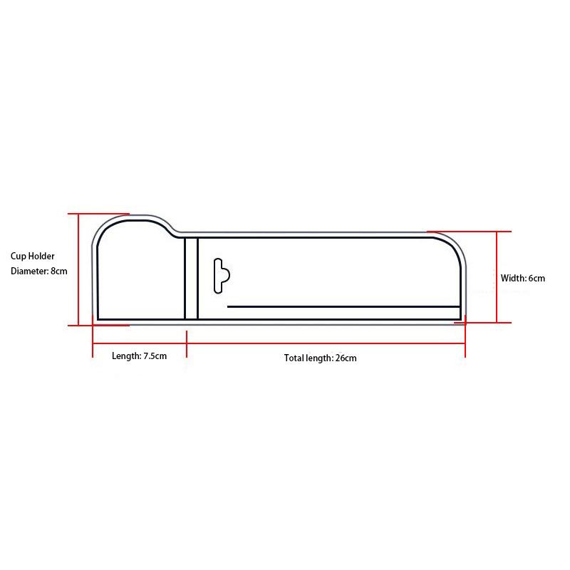 Car Seat Gap Storage Box Multifunctional Leather Storage Box Seat Storage Card Phone Key Clip Storage Bag Accessory Inside Car