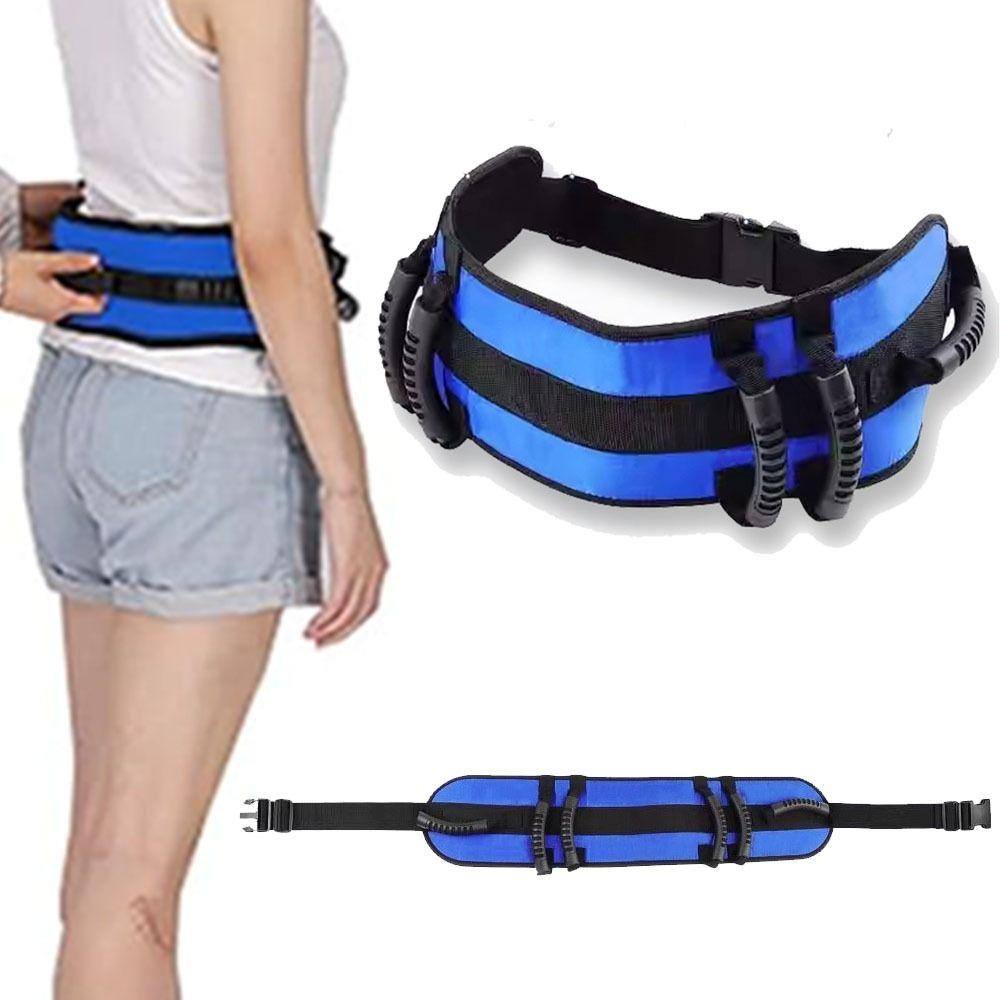 Anti-Slip Gait Belt for Seniors 6 Nylon Padded Handles Walking Assist Aid  Patients