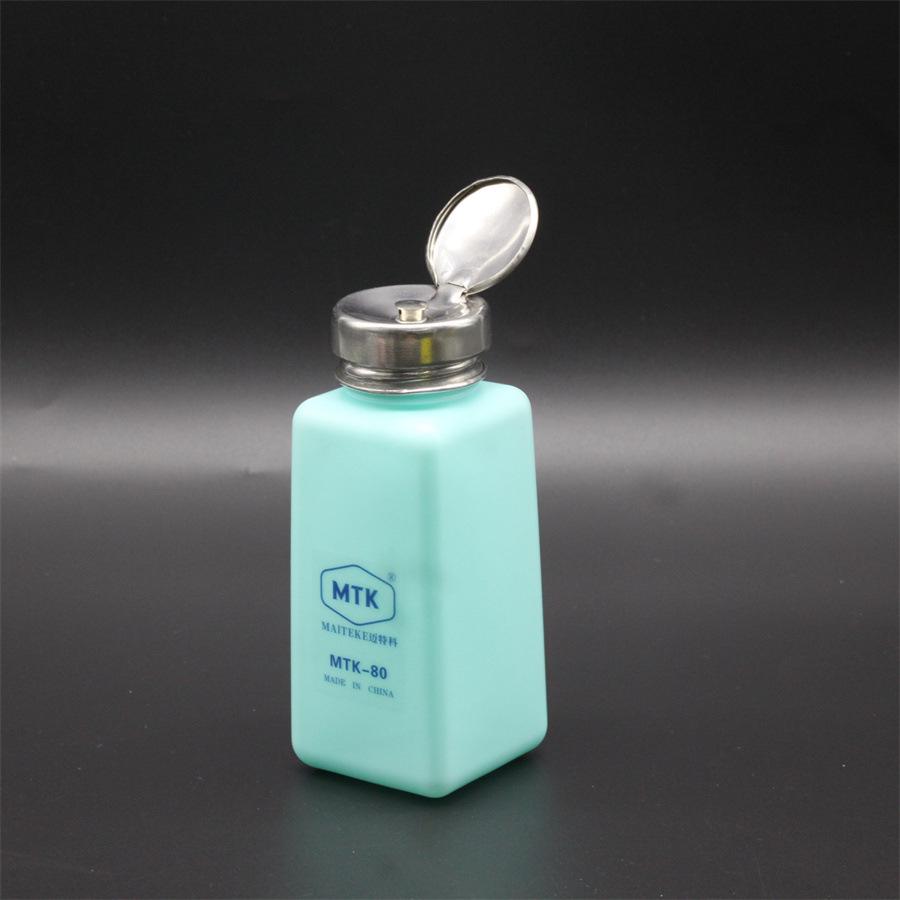 Industrial Press-Type Alcohol Dispenser for Mobile Repair and Nail Art
