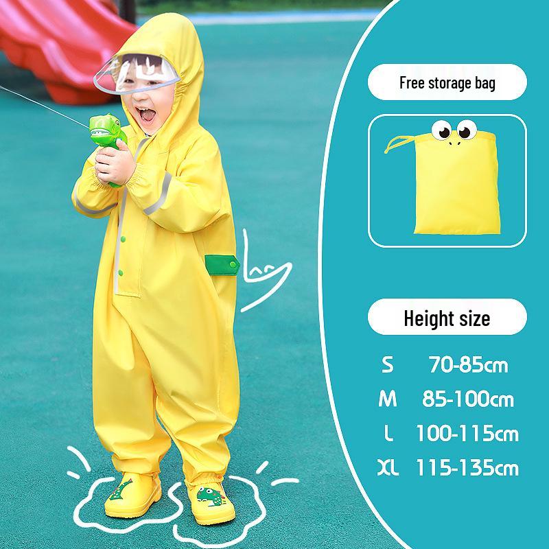 2025 Neues Wasserdichtes Ganzkörper-Regenmantel-Set für Jungen und Mädchen – Perfekt für Kindergartenkinder