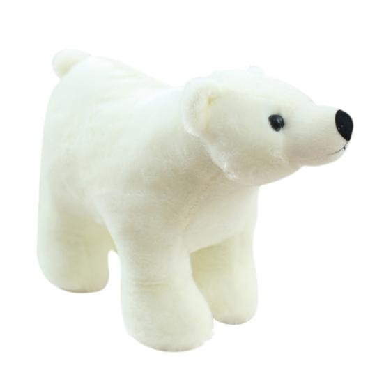 Jucărie de pluș adorabilă Urs Polar Alb Urs Arctic Animal de pluș Păpușă pentru Copil Cadou Drăguț de Ziua de Naștere Crăciun