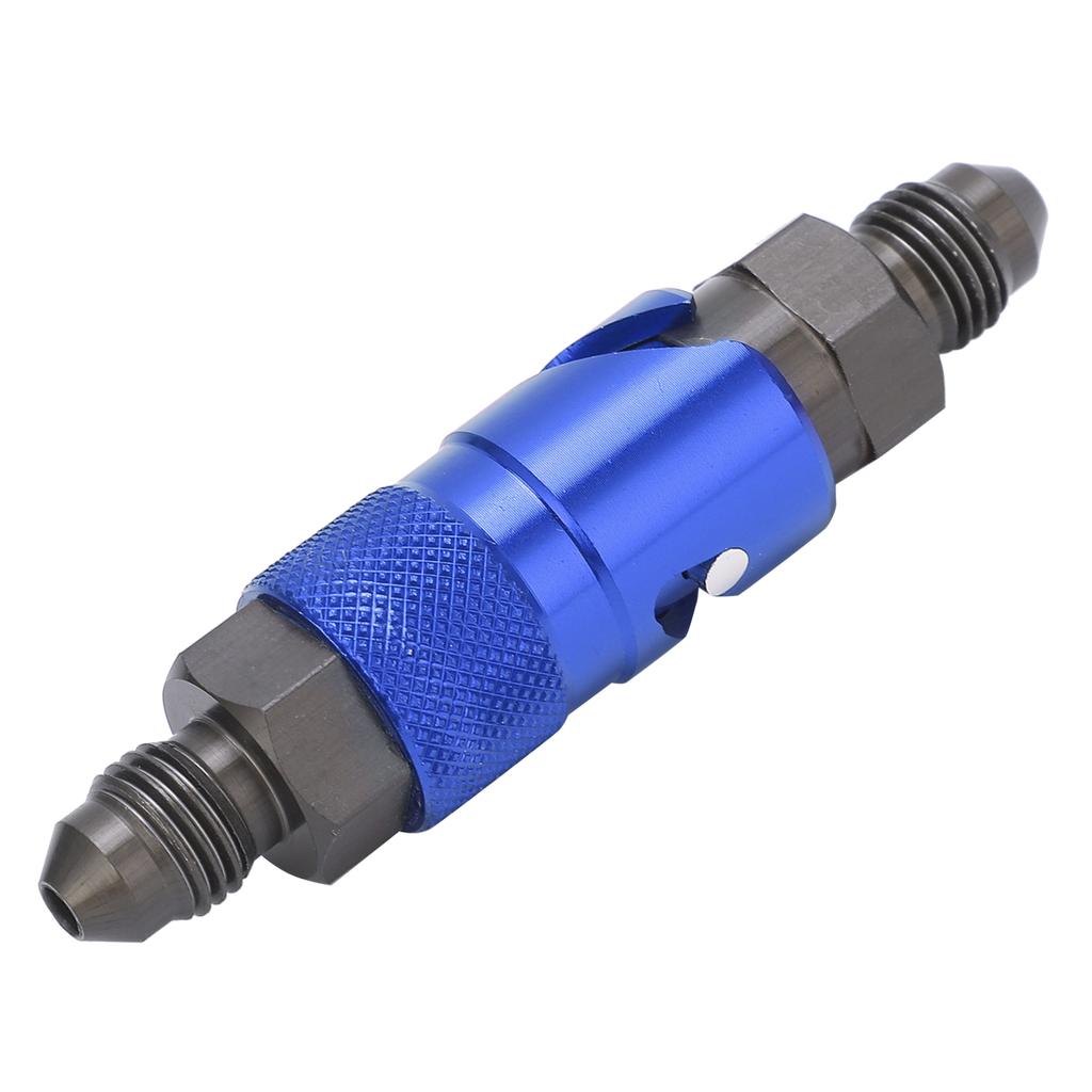 Brzdová hadice Rychloupínací konektor Adaptér Hliníková slitina Fitink pro olejovou palivovou kapalinu HadiceModrá