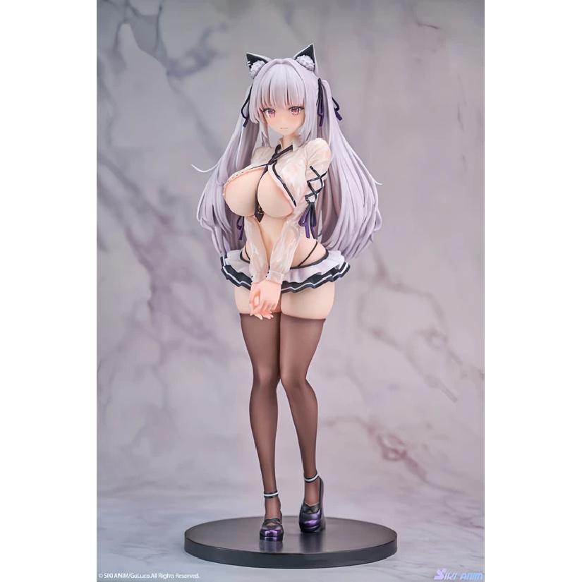 26CM Maxcute Hentai Alvina-chan Uniform Bunny Girl Figure PVC Action Anime Model Game Statue Adult Collectible Doll Toys Gift
