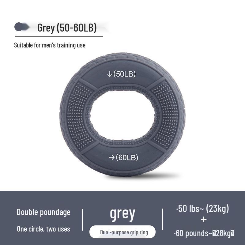 Silicone Dual Resistance Grip Ring for Hand Strengthening and Rehab