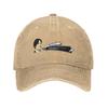 The Subway Slammer Washed Baseball Cap  Fitted Retro Sun Hats Summer Unisex-Teens Hiking Fishing Baseball Caps