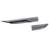 4PCS Front Door Fender Side Grille Leaf Plate Air Outlet Molding Trim Cover Strip For Land Rover Range Rover Evoque 2011-2019