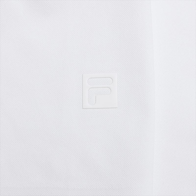 FILA Golf Series Contact Cool Elegant Simple Casual Comfortable Polo Shirt Men tops Jade-White A11M625160FWT