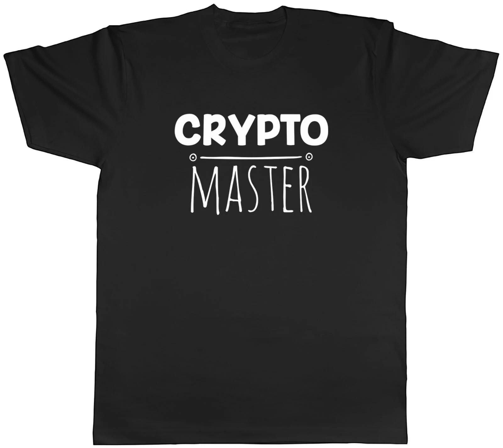 Crypto Master Mens Unisex T-Shirt Tee XXL