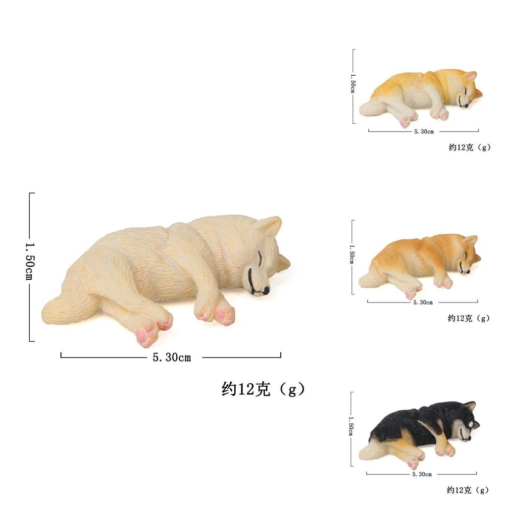 Small Size Siberian Husky Resin Model With Magnet For Refrigerator Decoration And Giftgiving